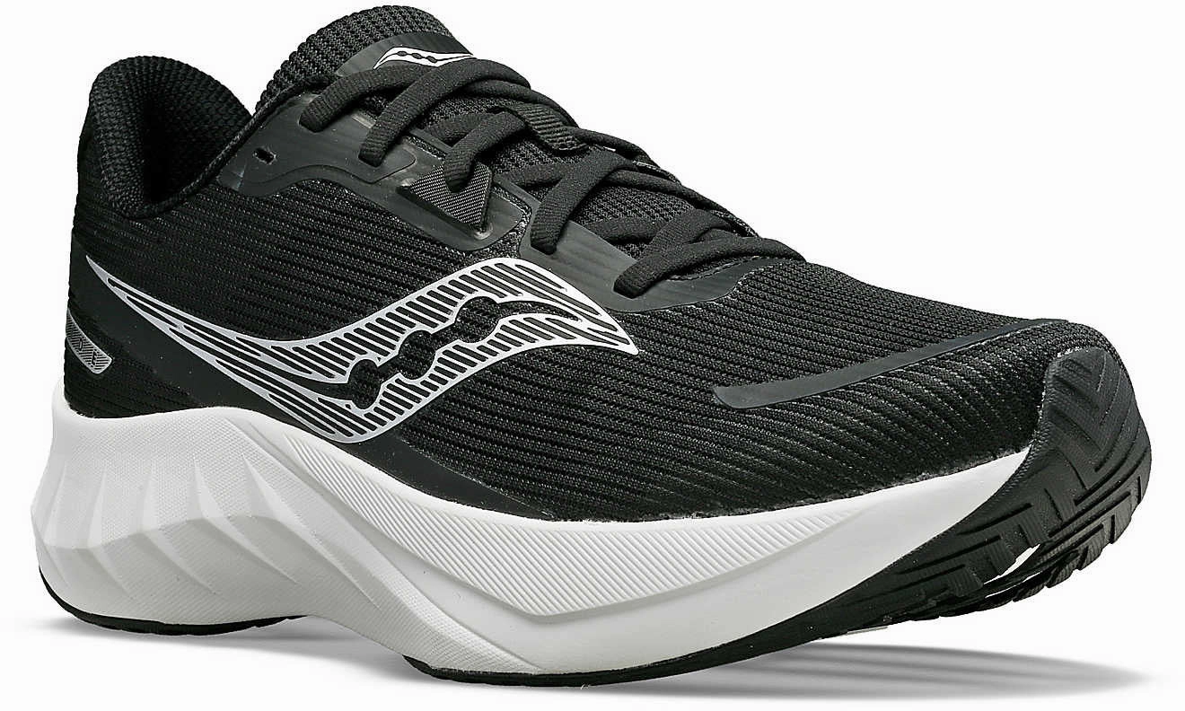 Saucony Tide 2 Mens Running Shoes - Black Training Comfort Sneakers
