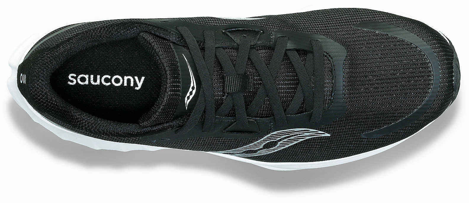 Saucony Tide 2 Mens Running Shoes - Black Training Comfort Sneakers