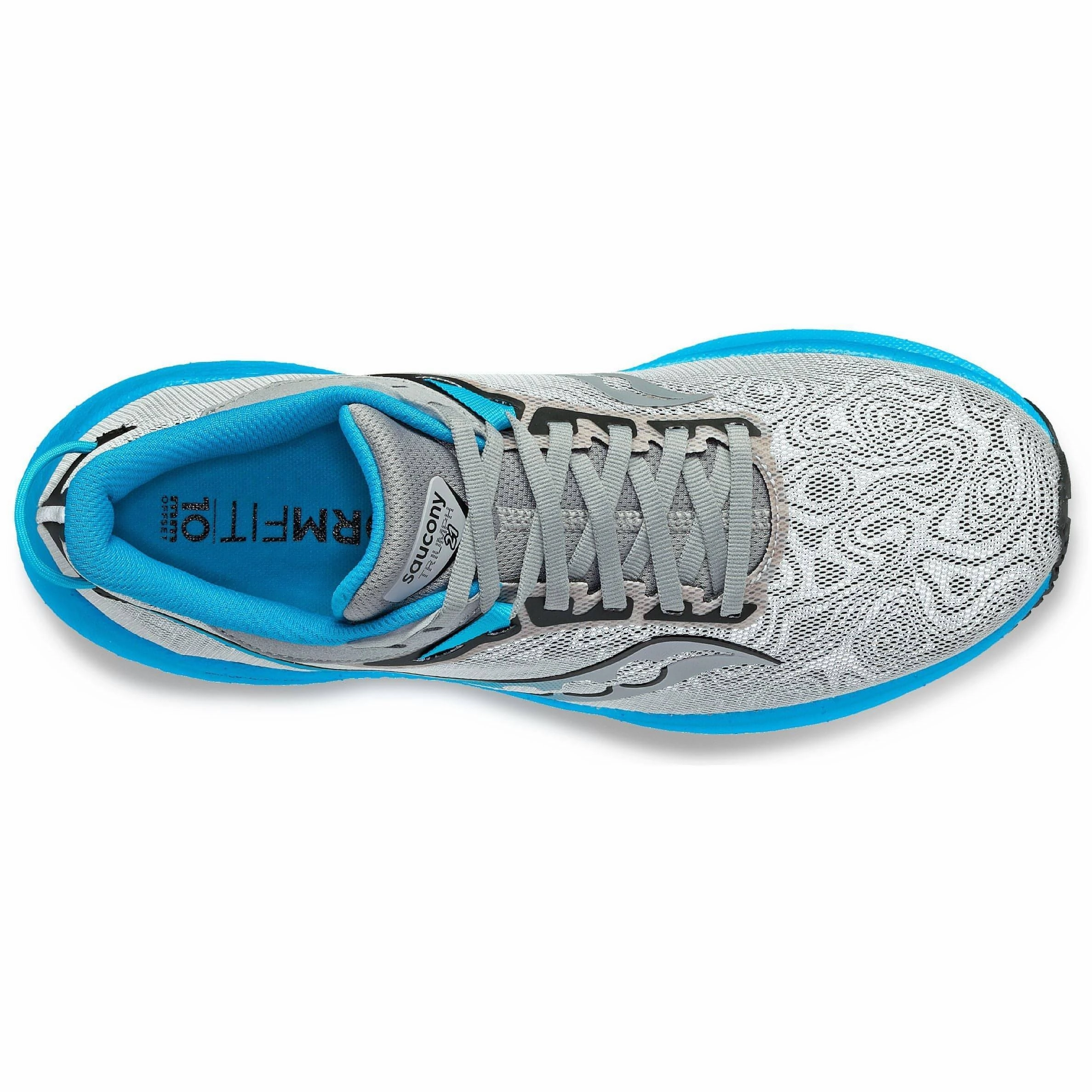 Saucony Triumph 21 Womens Running Shoes - Grey Womens Work Sneakers