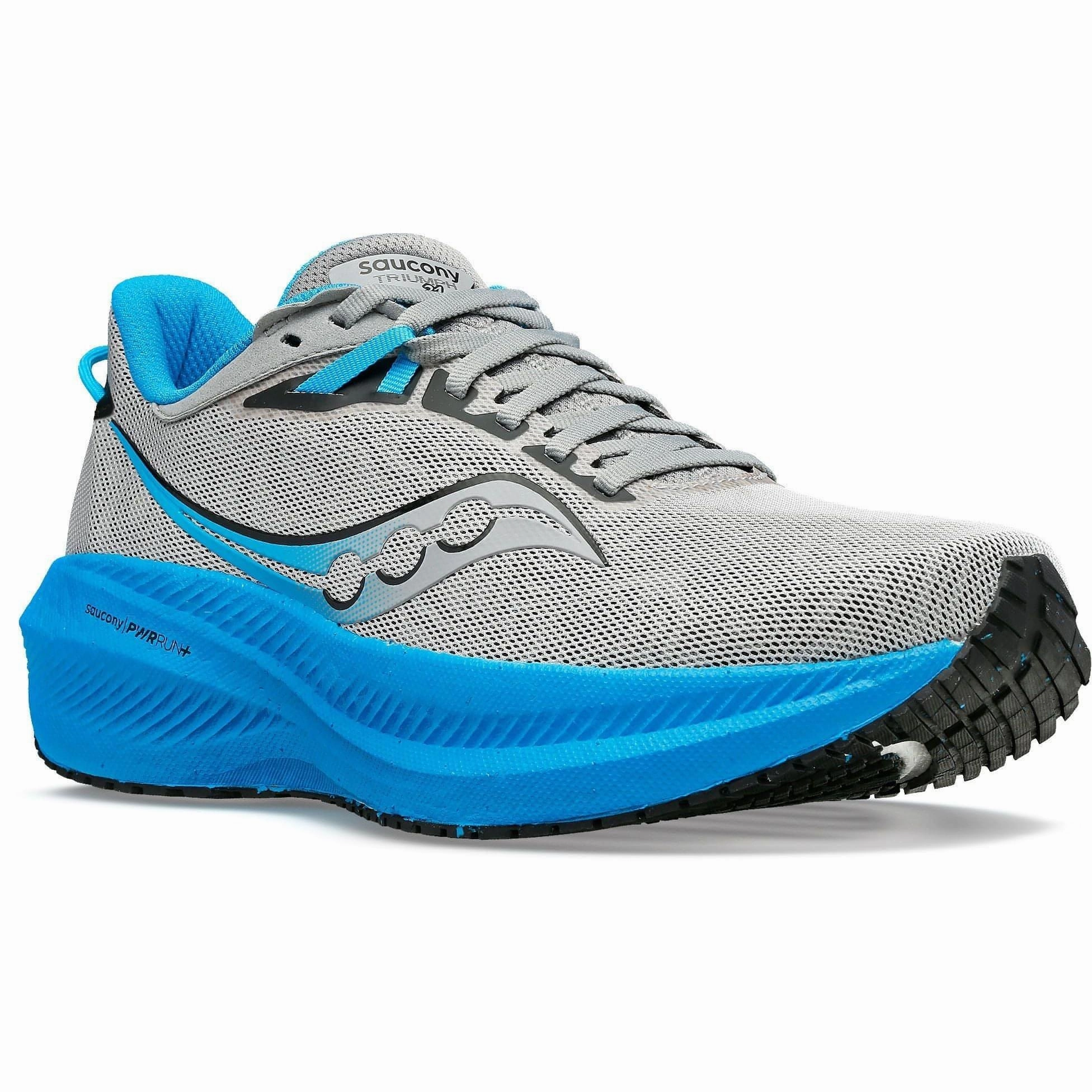 Saucony Triumph 21 Womens Running Shoes - Grey Womens Work Sneakers