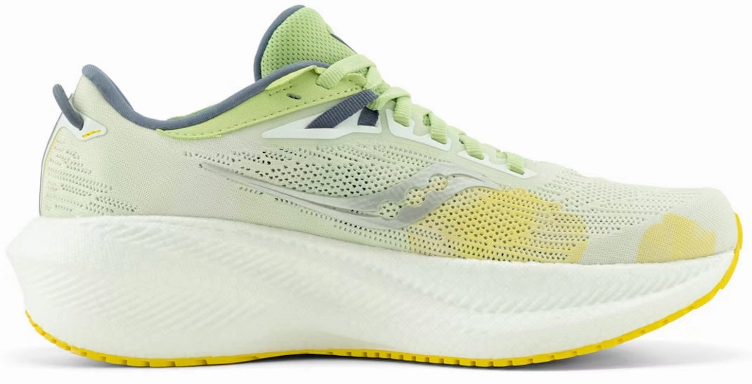 Saucony Triumph 21 Womens Running Shoes - White Training Comfort Sneakers