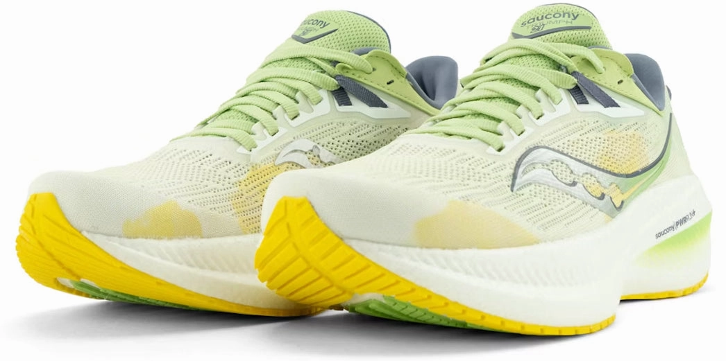 Saucony Triumph 21 Womens Running Shoes - White Training Comfort Sneakers