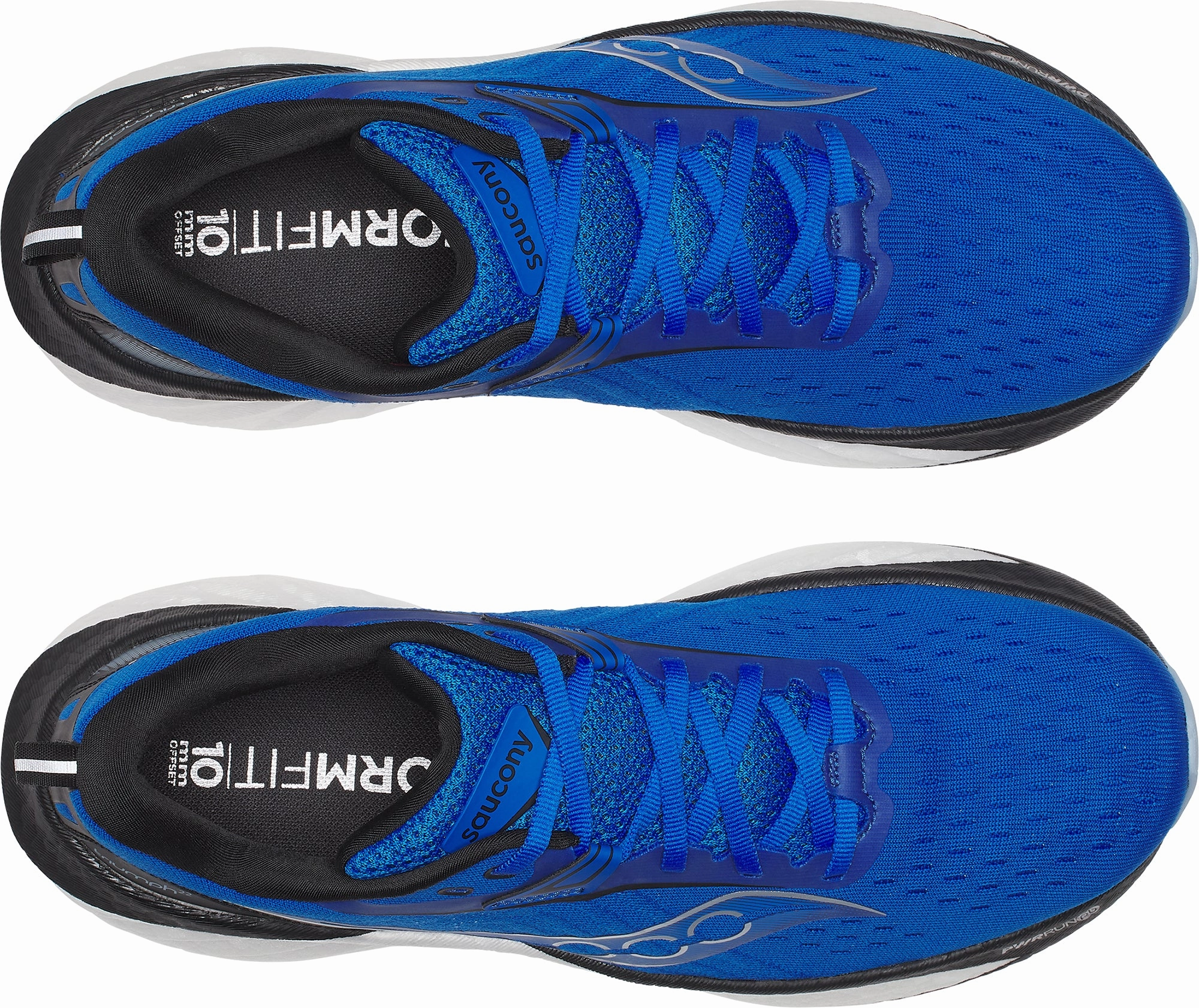 Saucony Triumph 22 Mens Running Shoes - Black Balanced Fit Runners