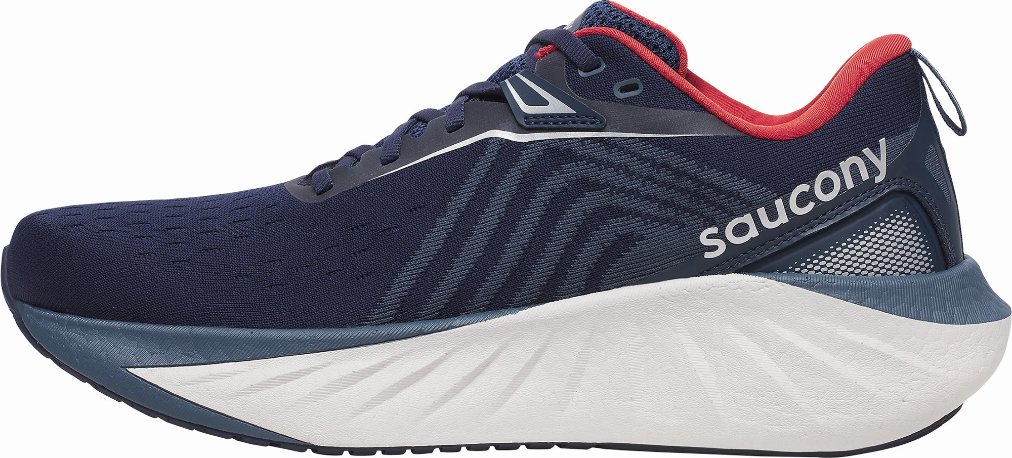 Saucony Triumph 22 Mens Running Shoes - Blue Balanced Fit Runners