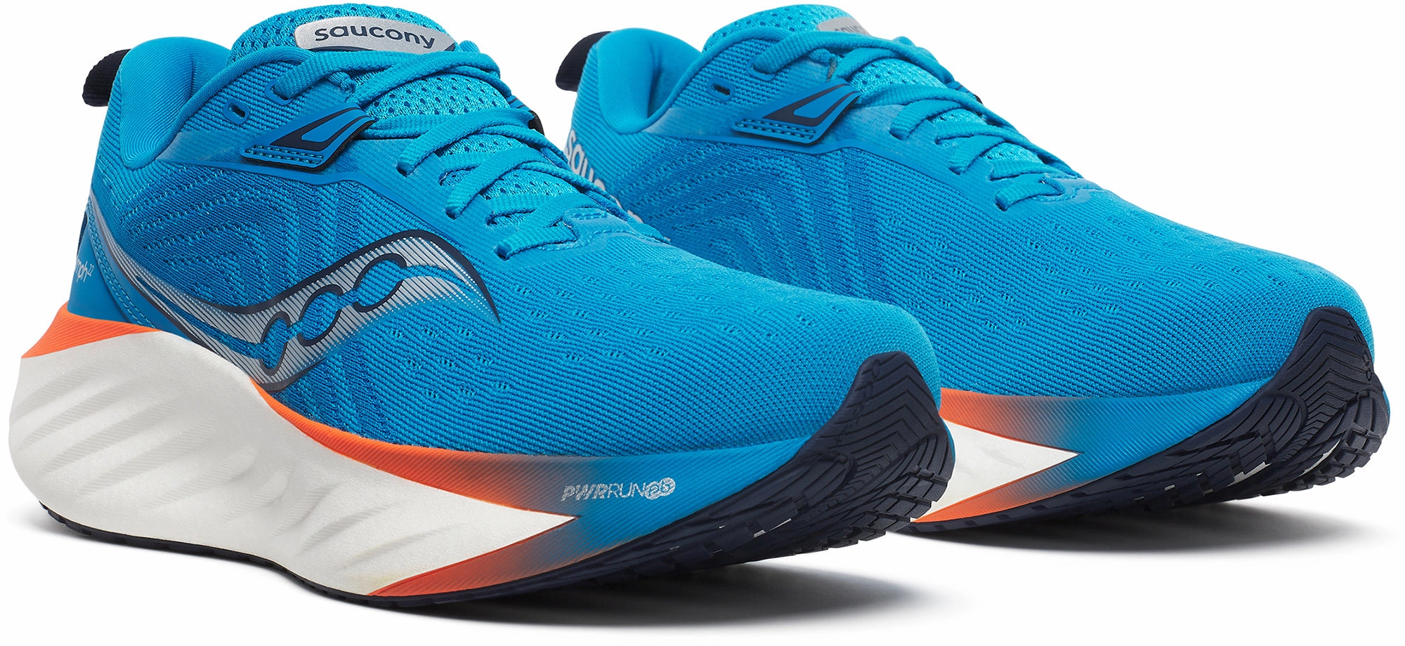 Saucony Triumph 22 Mens Running Shoes - Blue Training Comfort Sneakers