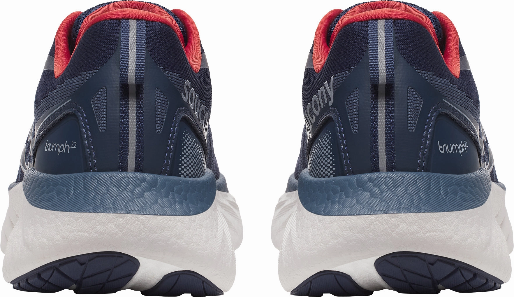 Saucony Triumph 22 Mens Running Shoes - Blue Womens Work Sneakers