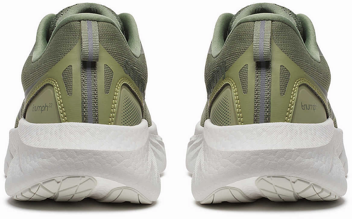 Saucony Triumph 22 Mens Running Shoes - Green Womens Work Sneakers
