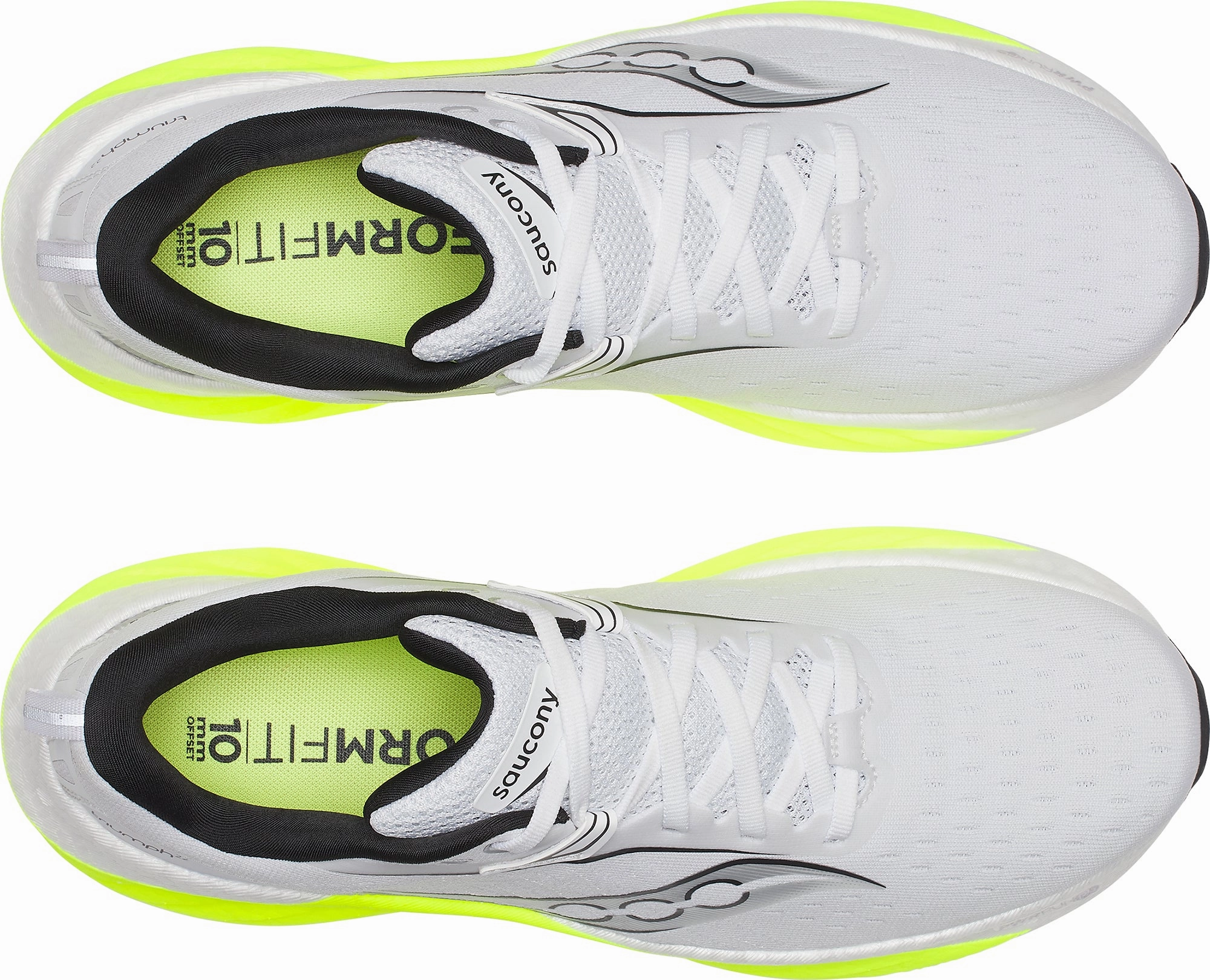 Saucony Triumph 22 Mens Running Shoes - White Balanced Fit Runners