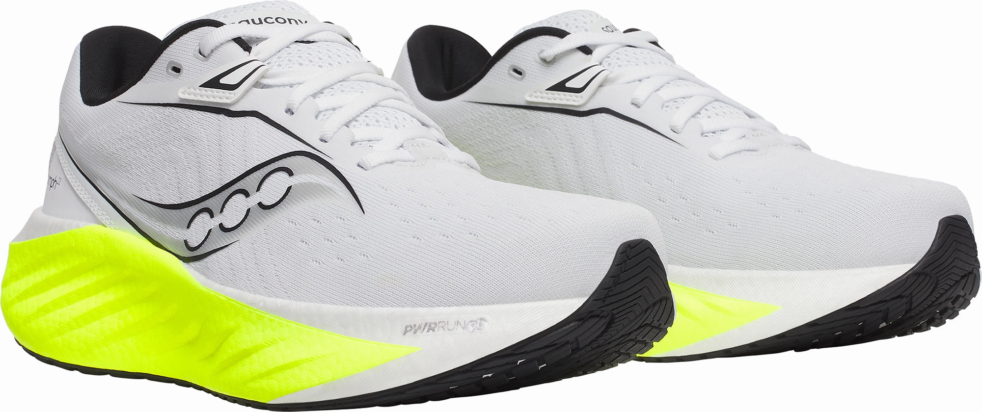 Saucony Triumph 22 Mens Running Shoes - White Training Comfort Sneakers