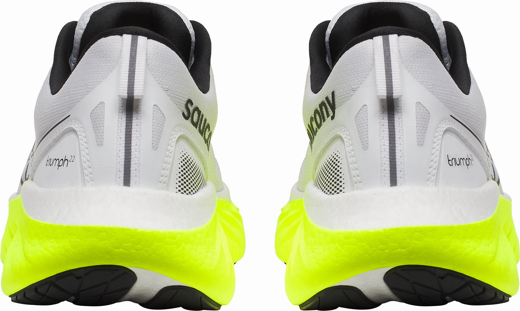 Saucony Triumph 22 Mens Running Shoes - White Womens Work Sneakers