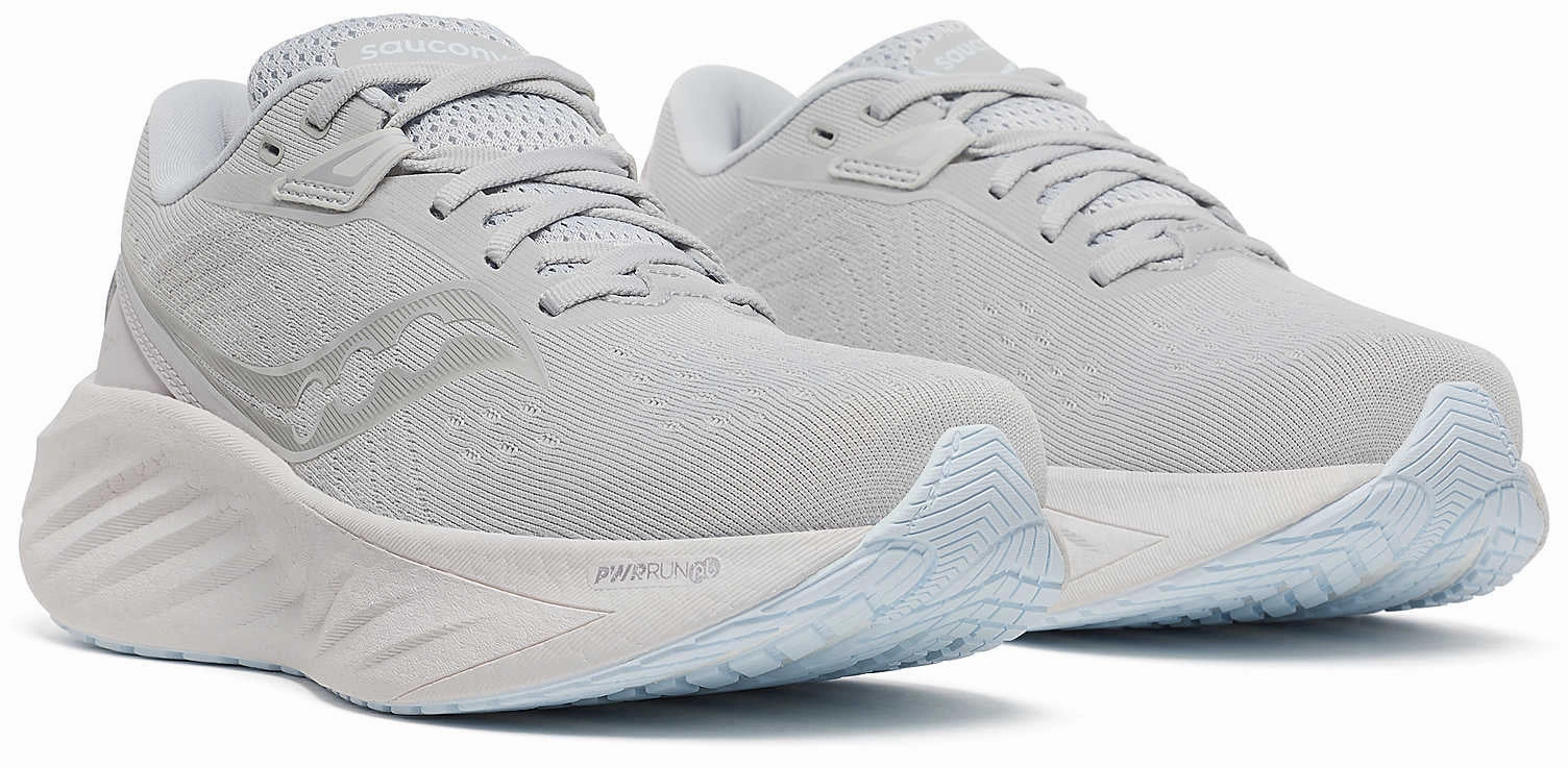 Saucony Triumph 22 Womens Running Shoes - Grey Training Comfort Sneakers