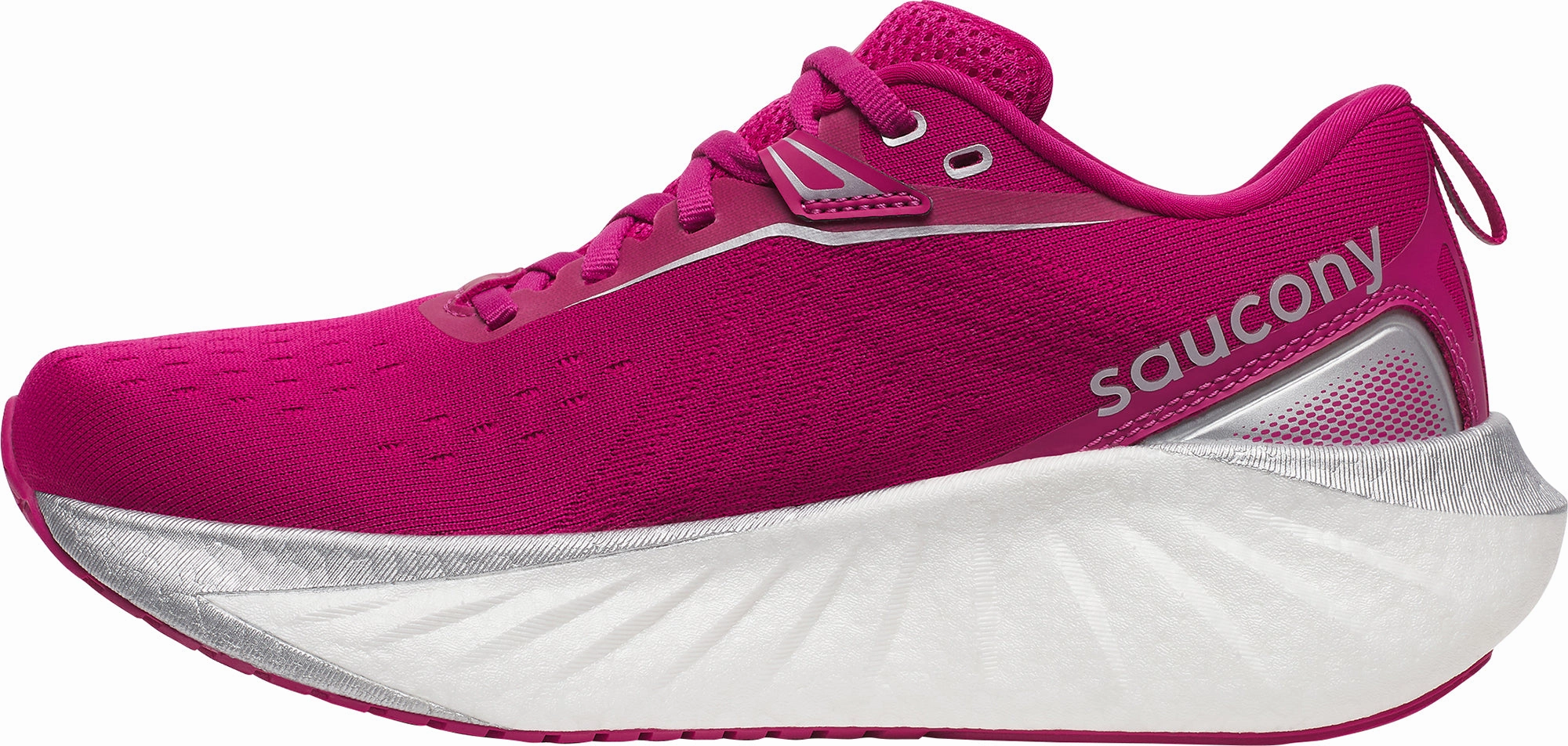 Saucony Triumph 22 Womens Running Shoes - Pink Balanced Fit Runners
