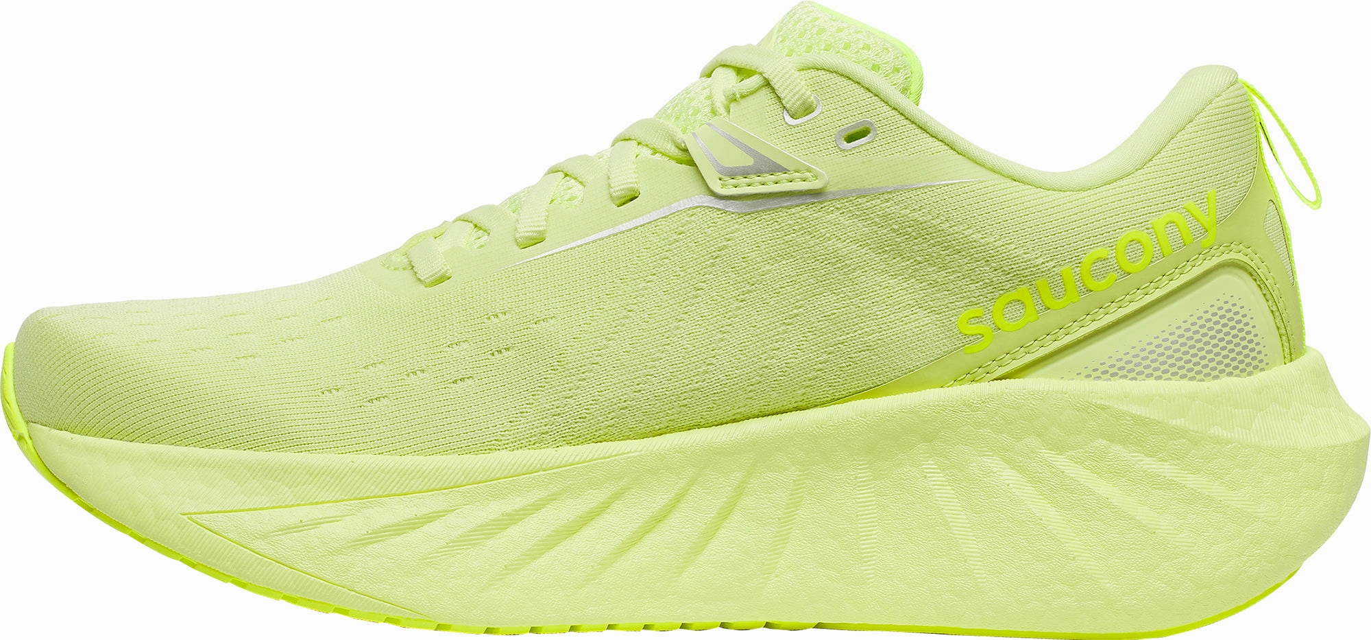 Saucony Triumph 22 Womens Running Shoes - Yellow Balanced Fit Runners