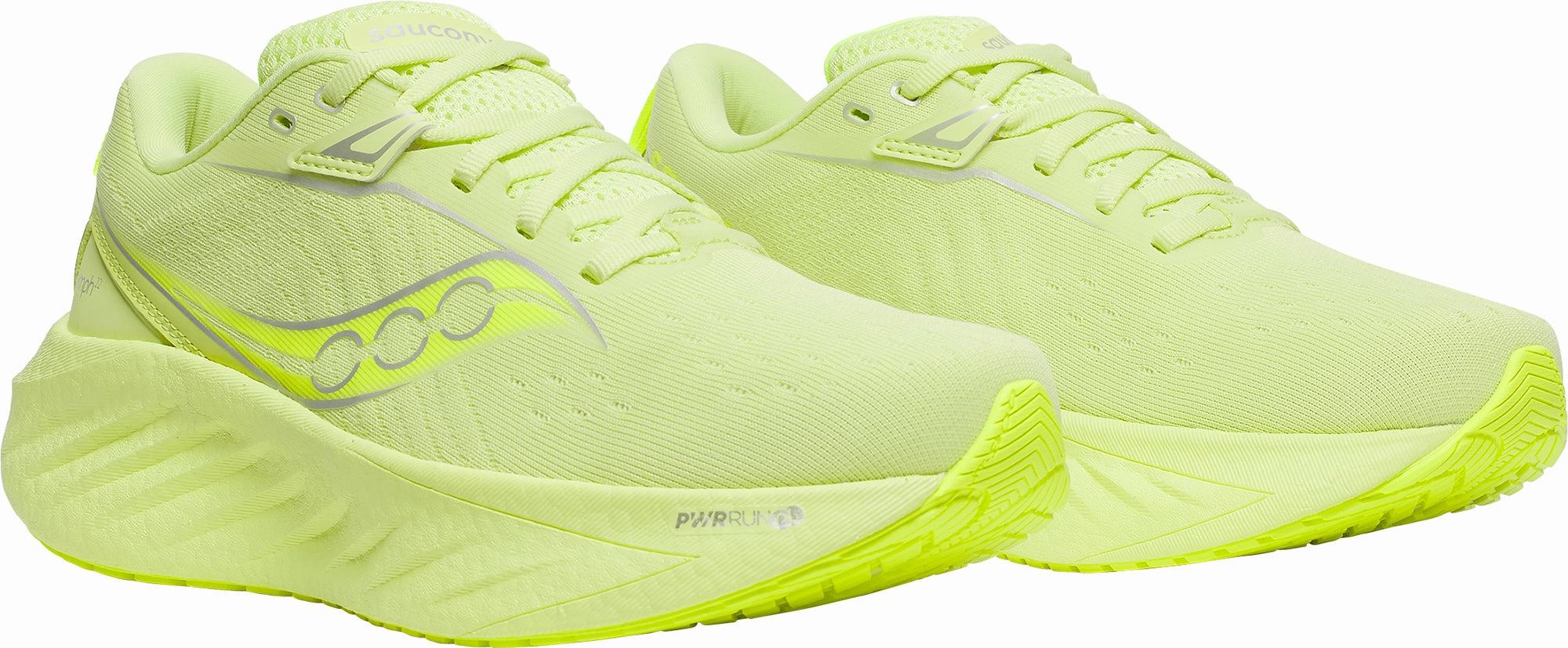 Saucony Triumph 22 Womens Running Shoes - Yellow Womens Work Sneakers