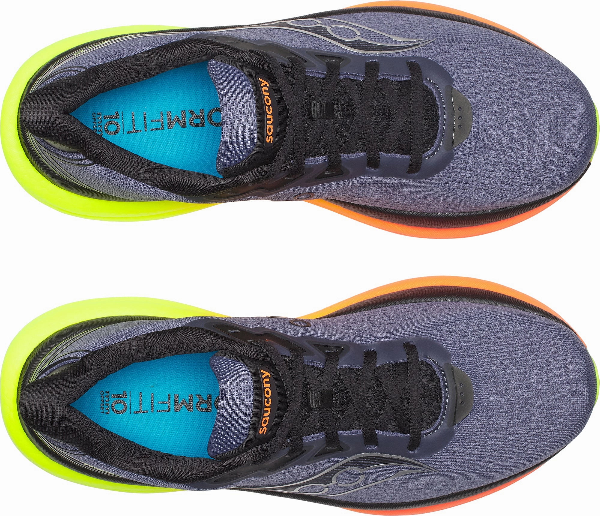Saucony Triumph 23 Mens Running Shoes - Grey Balanced Fit Runners
