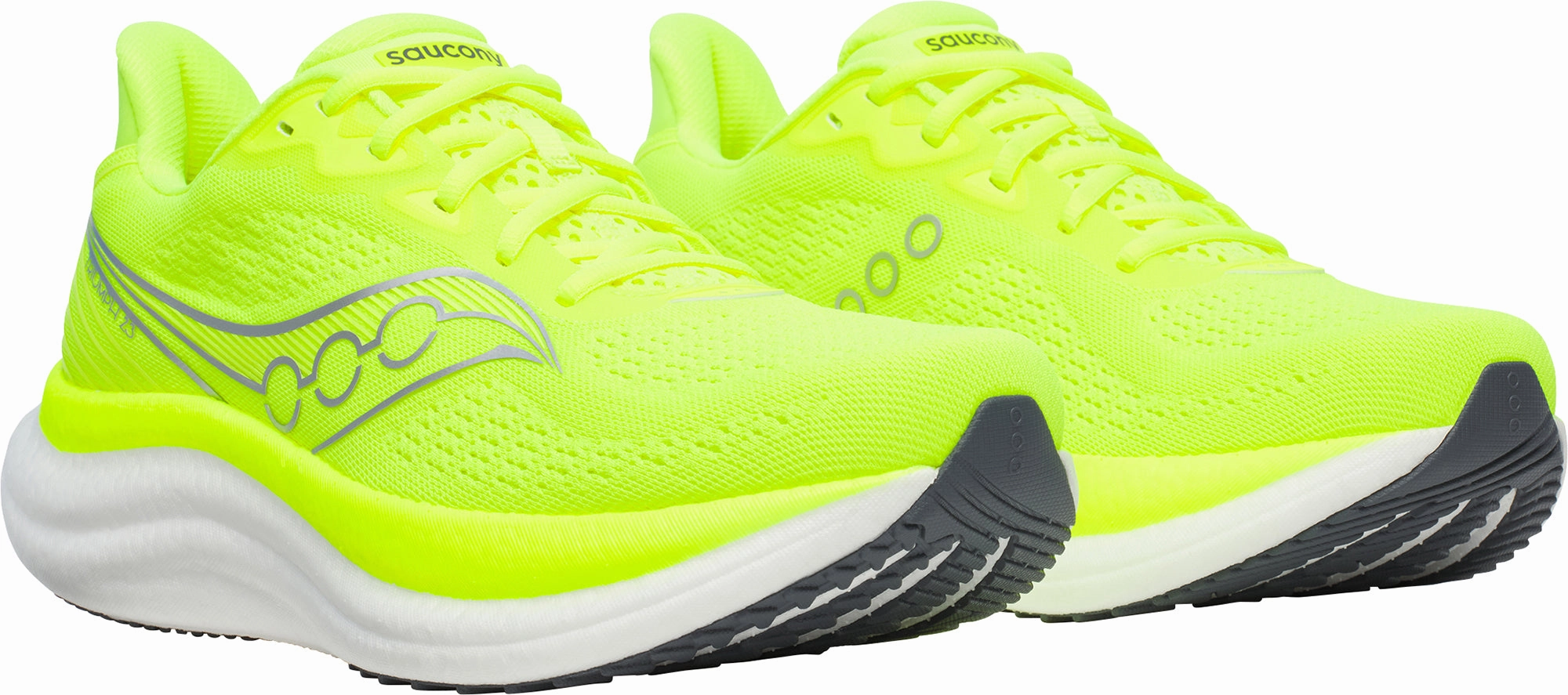 Saucony Triumph 23 Mens Running Shoes - Yellow Womens Work Sneakers