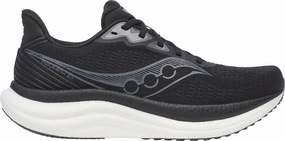 Saucony Triumph 23 WIDE FIT Mens Running Shoes - Black Saucony footwear options