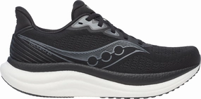 Saucony Triumph 23 WIDE FIT Mens Running Shoes - Black Saucony Triumph shoes