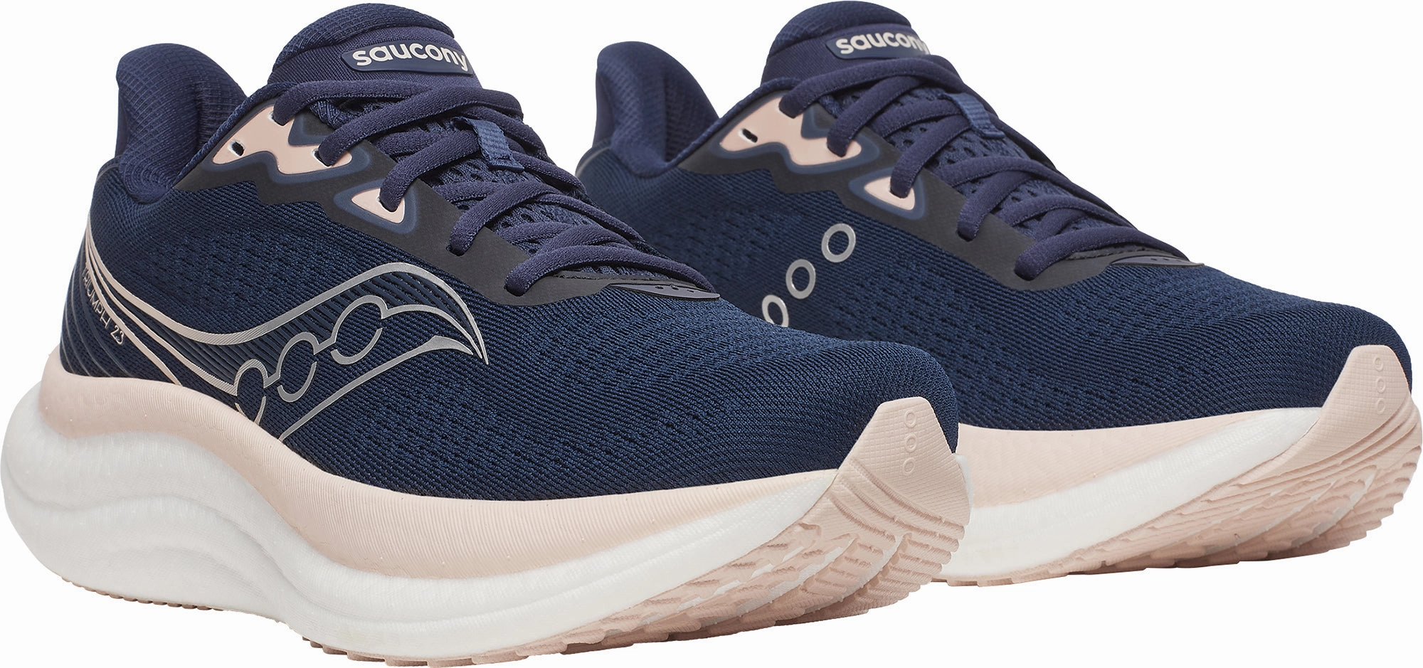 Saucony Triumph 23 Womens Running Shoes - Blue Womens Work Sneakers