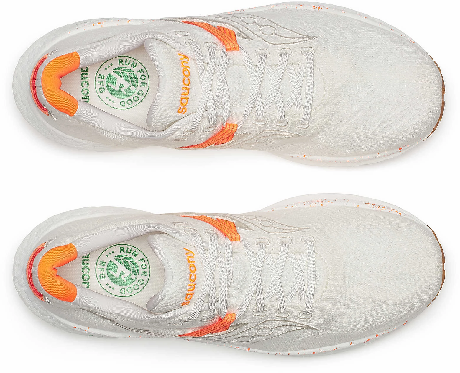 Saucony Triumph RFG Mens Running Shoes - White Trail Shoes
