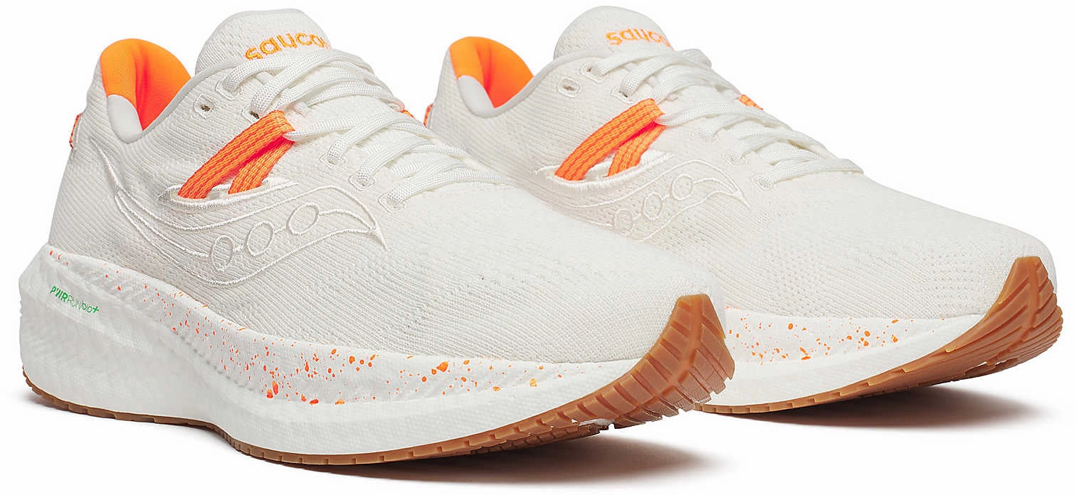 Saucony Triumph RFG Mens Running Shoes - White Trail Shoes