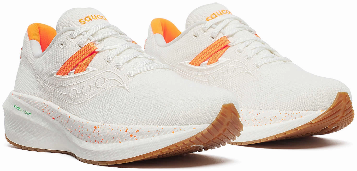 Saucony Triumph RFG Womens Running Shoes - White Womens Work Sneakers