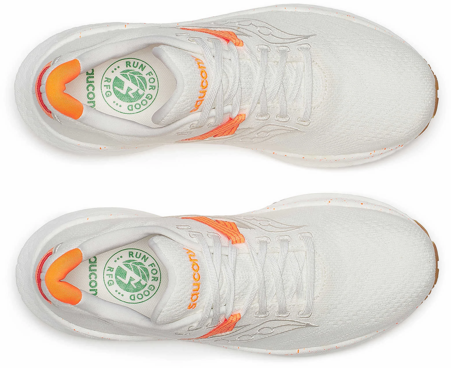 Saucony Triumph RFG Womens Running Shoes - White Womens Work Sneakers