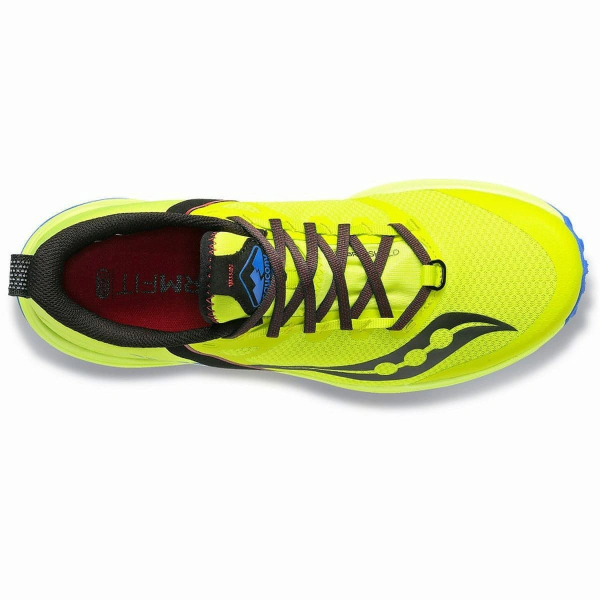 Saucony Xodus Ultra Mens Trail Running Shoes - Yellow Training Comfort Sneakers