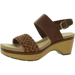 Seannah Step Womens Open Toe Wedge Ankle Strap