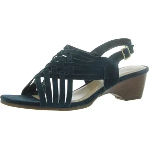 Seble Womens Open Toe Heeled Ankle Strap