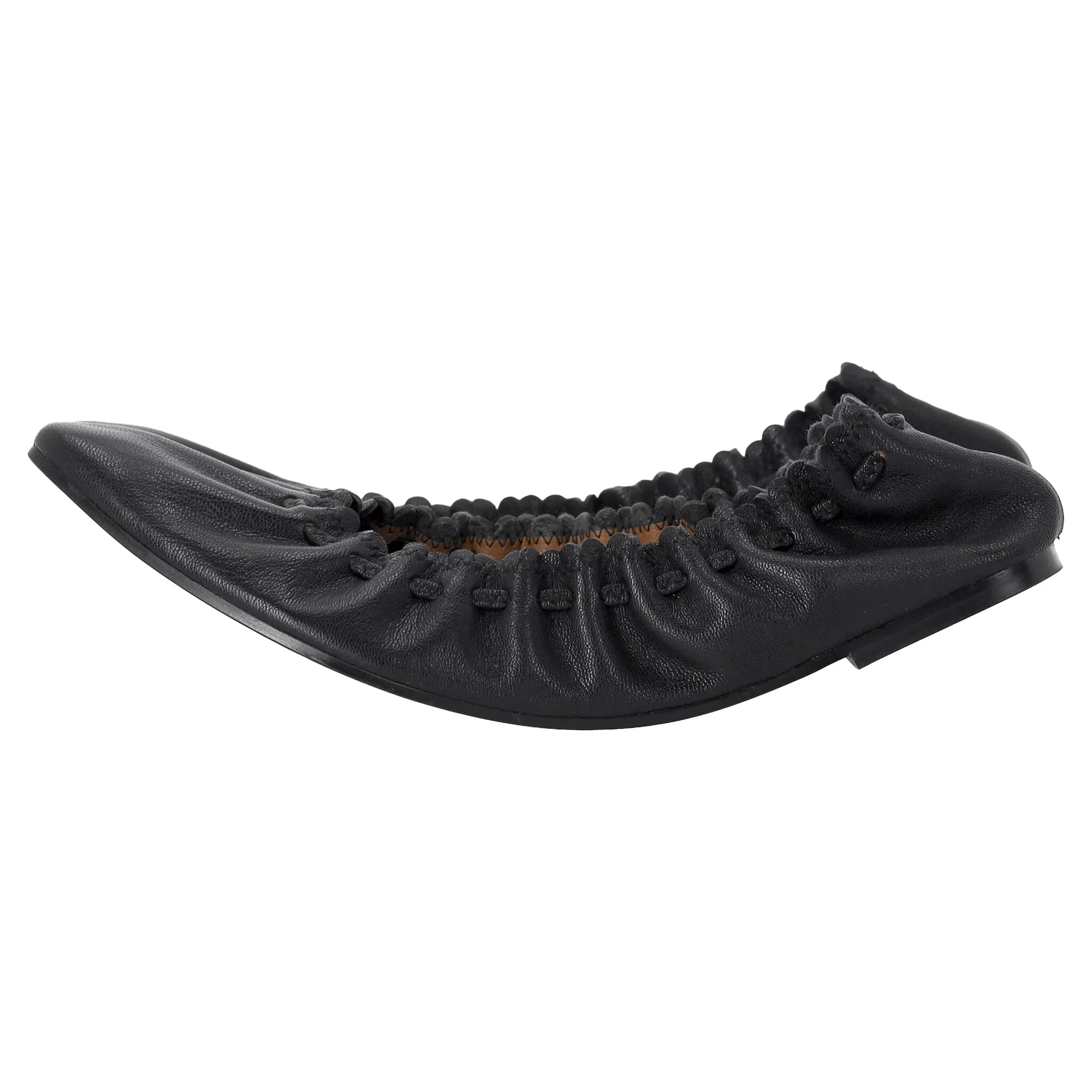 See by Chlo Jane Ballet Flats in Black Leather