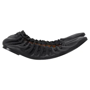 See by Chlo Jane Ballet Flats in Black Leather