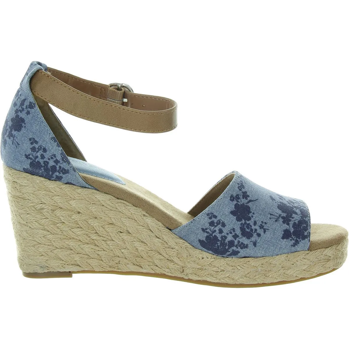 Seleeney Womens Pattern Canvas Espadrilles