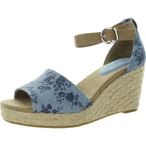 Seleeney Womens Pattern Canvas Espadrilles