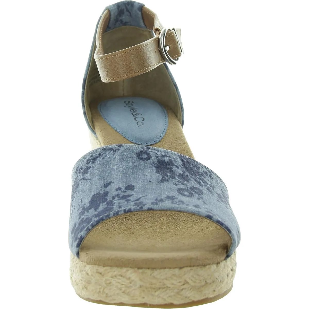 Seleeney Womens Pattern Canvas Espadrilles