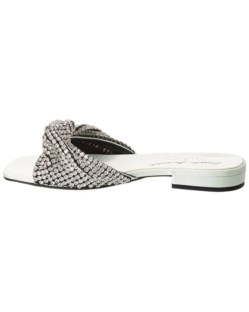 Sergio Rossi x Evangelie Smyrniotaki Satin Sandal