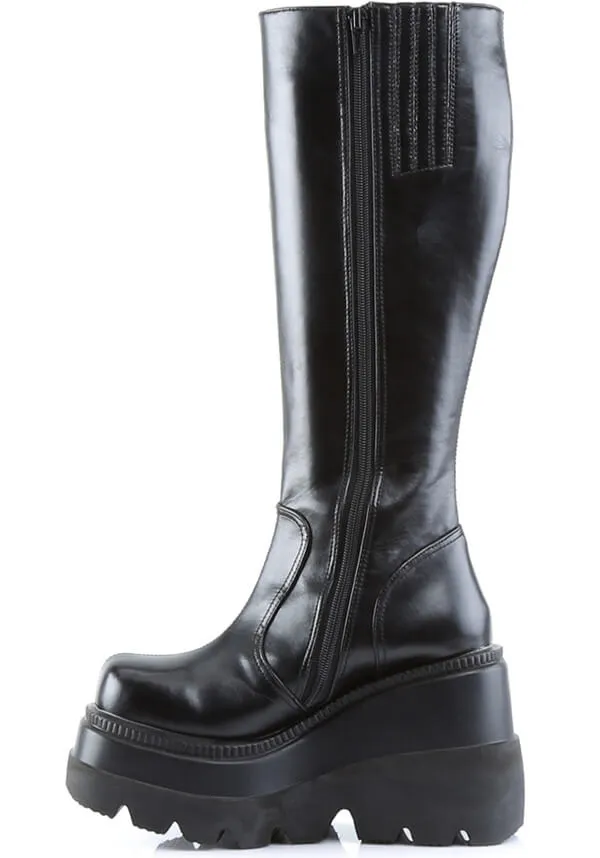 SHAKER-100 [Black] | PLATFORM BOOTS [IN STOCK]
