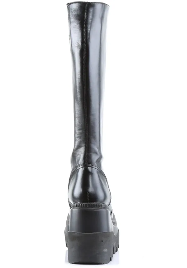 SHAKER-100 [Black] | PLATFORM BOOTS [IN STOCK]