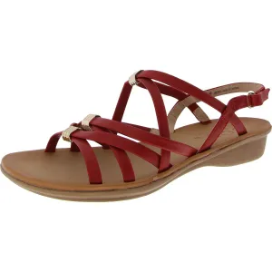 Sierra Womens Open Toe Adjustable Strappy Sandals