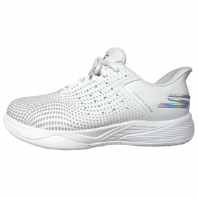 Skechers Women's Slip-ins Relaxed Fit - Viper Court Reload Pickleball WIDE 172101W-WHT Hard court women's shoes