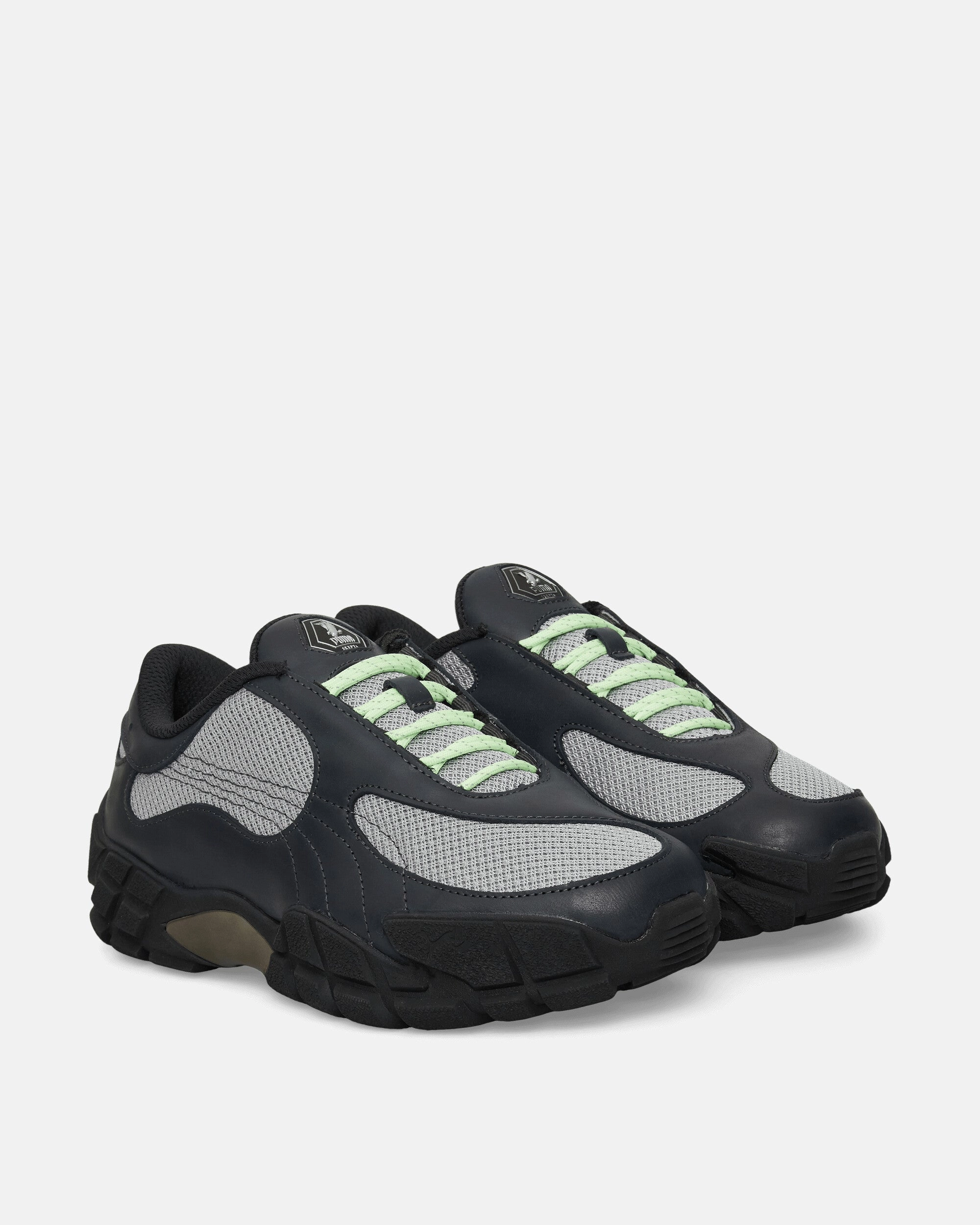 Skepta Skope MU Sneakers Flat Dark Gray / Silver / Black Modern Athletic Shoes