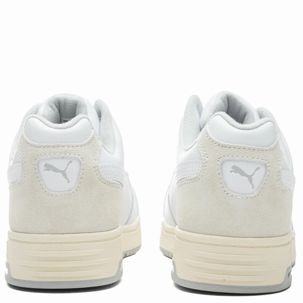 Slipstream Lo Retro - White/Pristine Puma Suede Street Sneakers