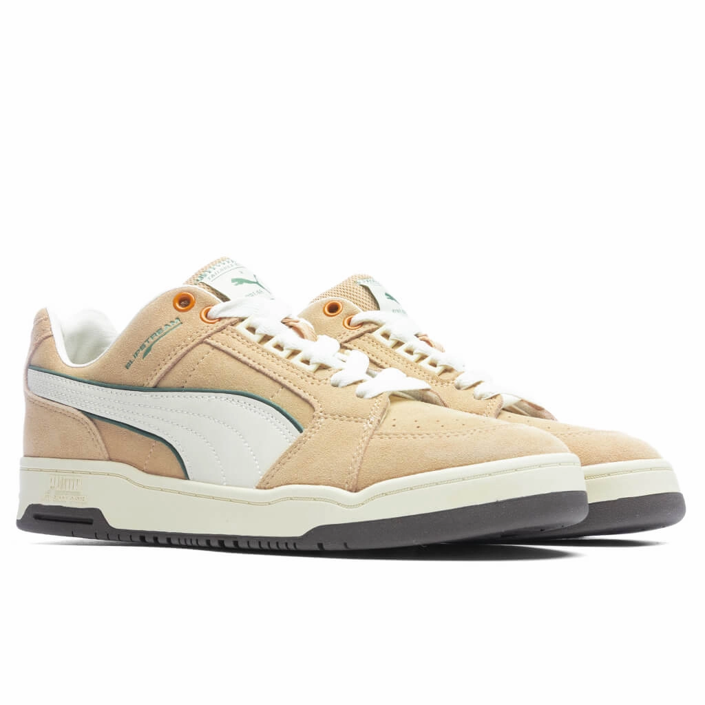 Slipstream Low - Khaki Puma Suede Street Sneakers