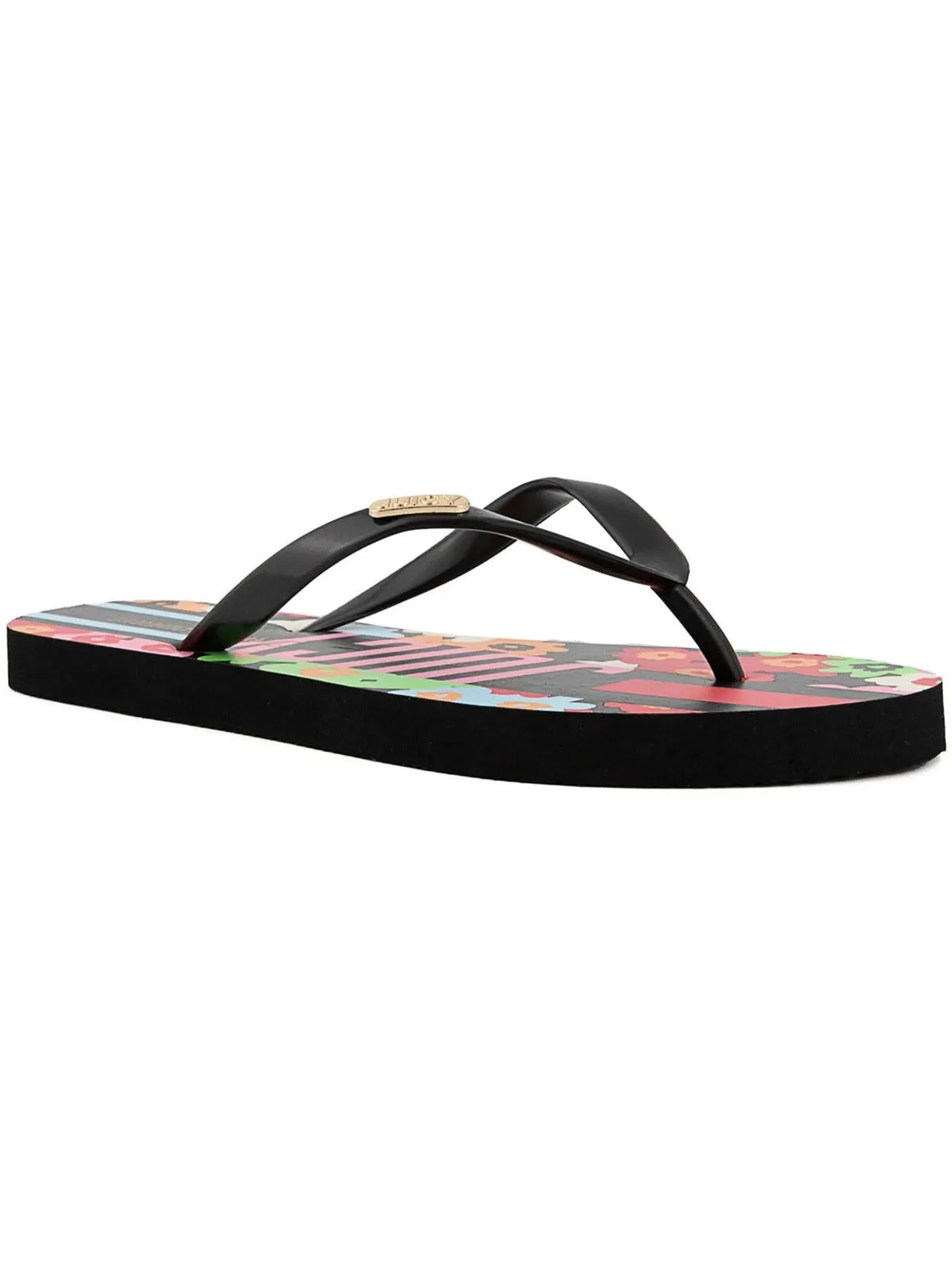 Solo Womens Rubber Flip-Flops