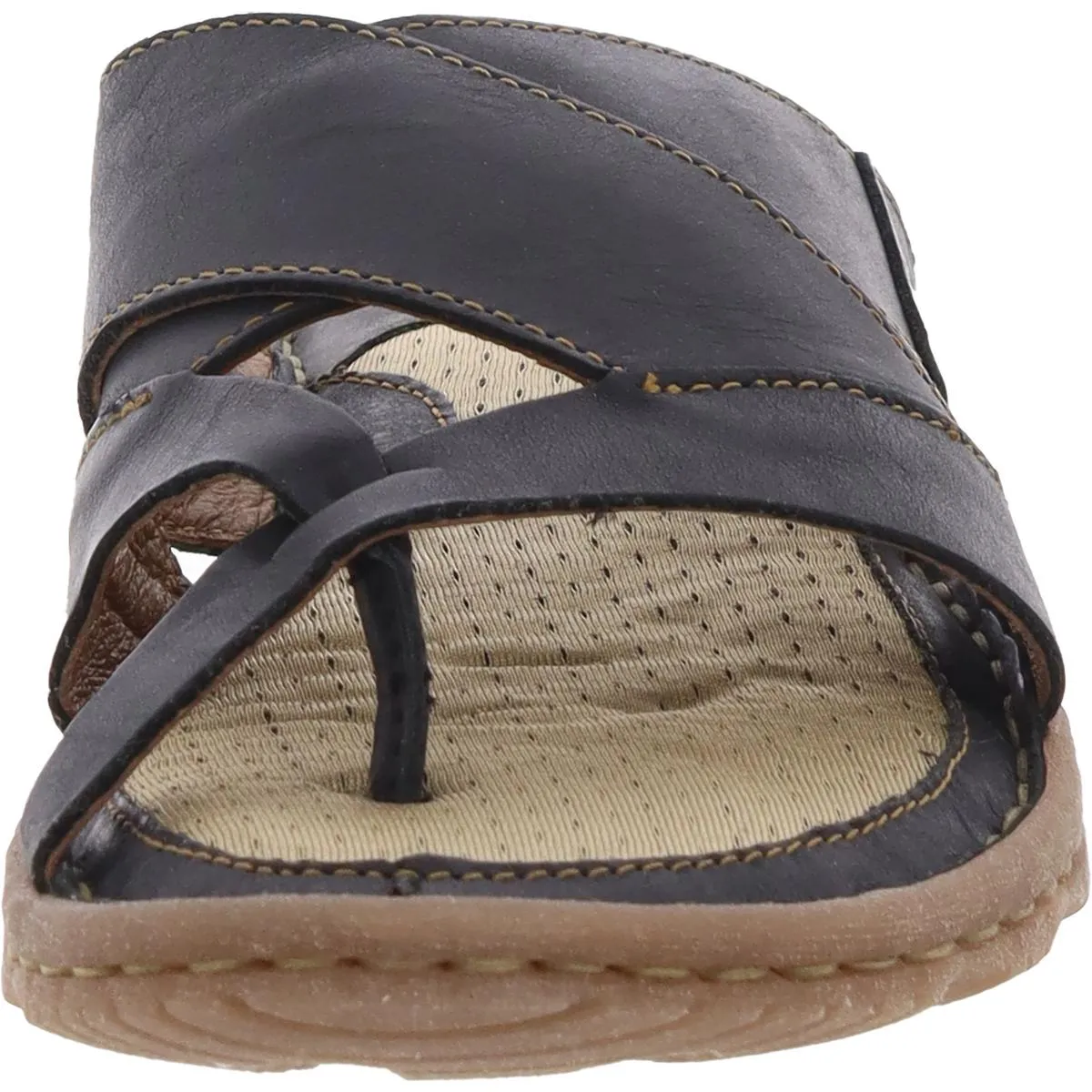 Sorja II Womens Toe Loop Leather Thong Sandals