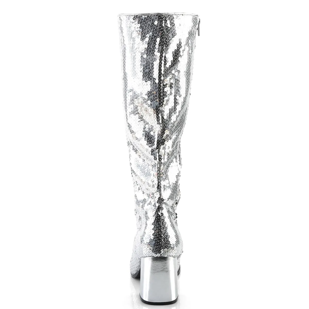 SPECTACUL-300SQ Silver Sequins