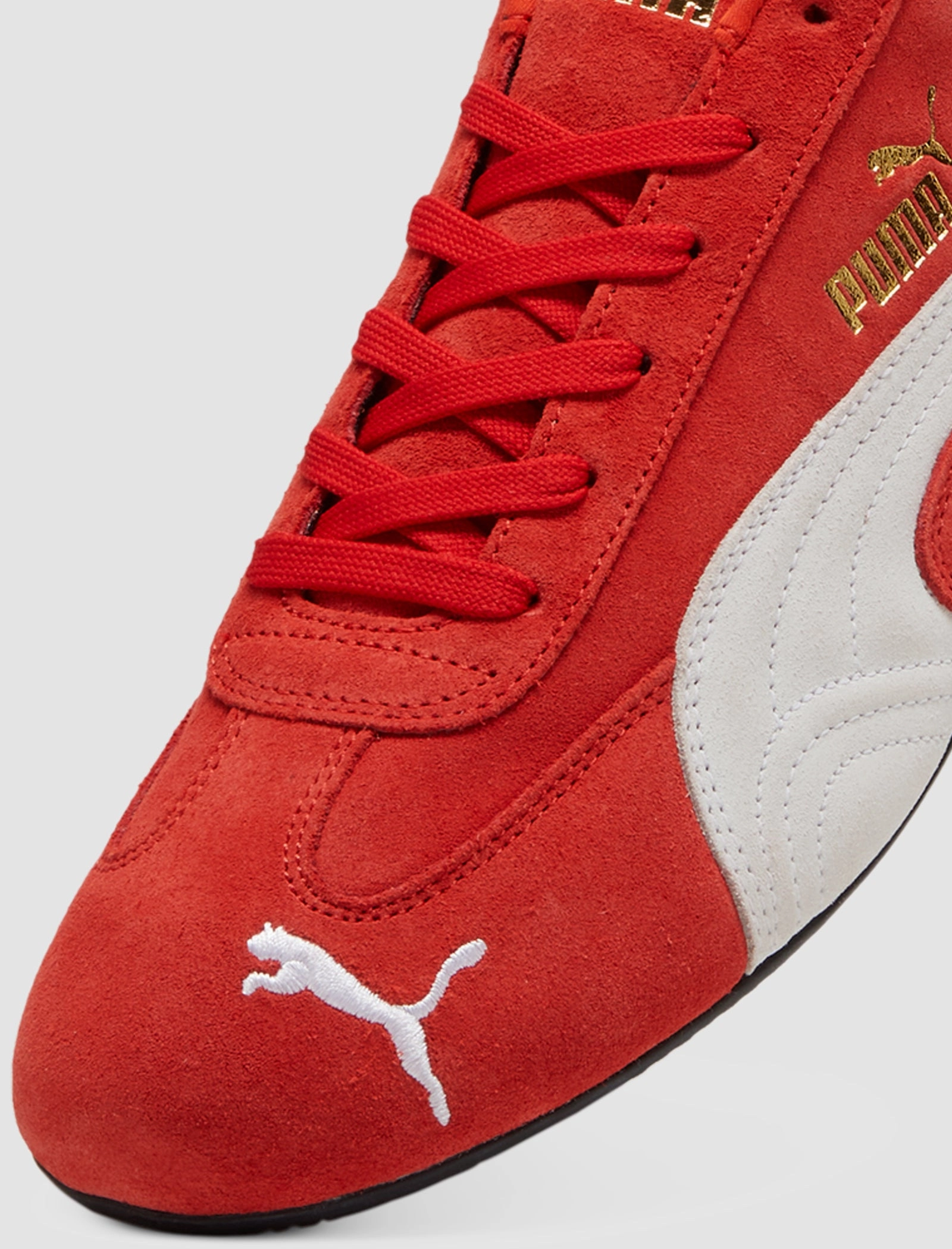 SPEEDCAT OG "FOR ALL TIME RED/PUMA WHITE" Breathable Daily Trainers