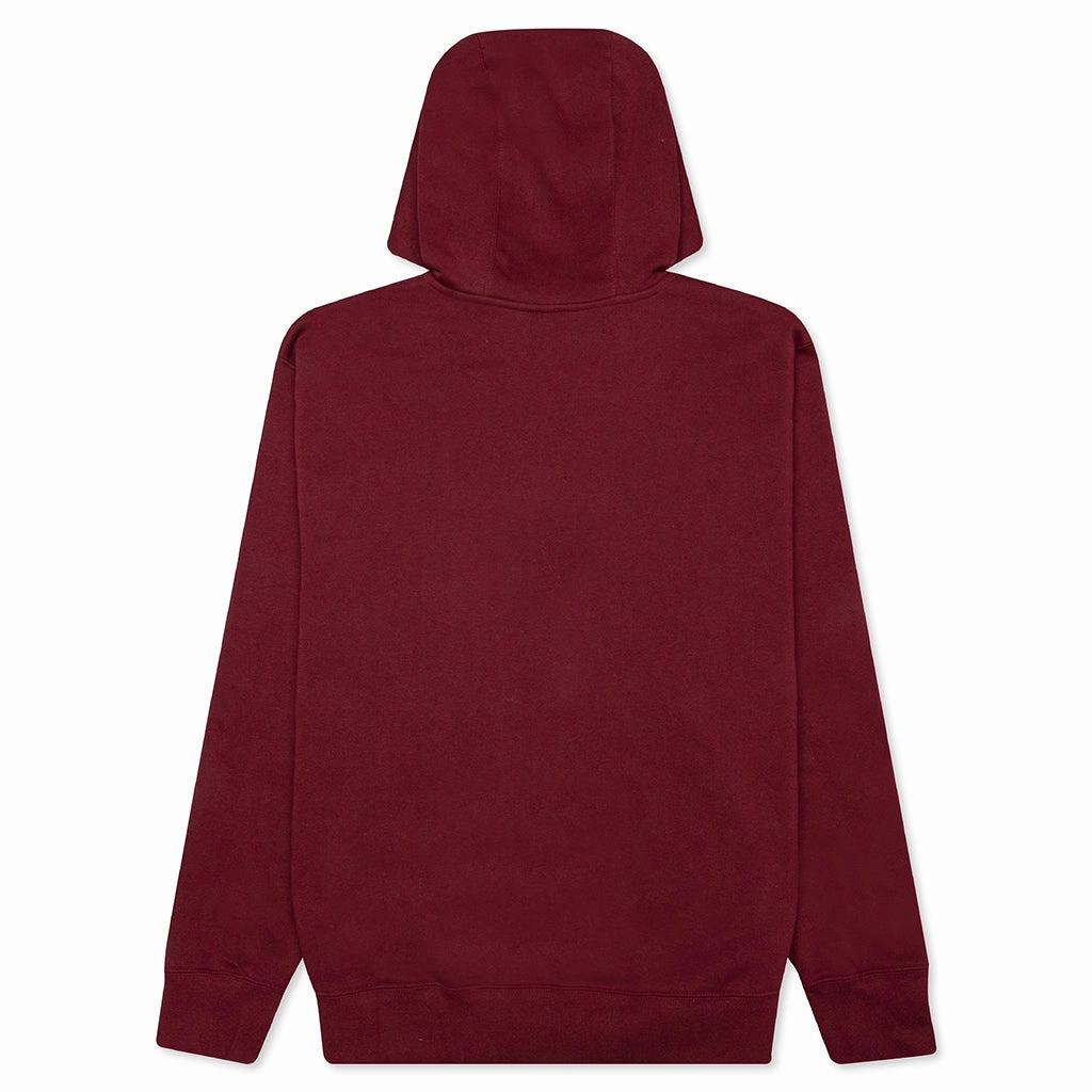 Sportswear Club Fleece Full-Zip Hoodie - Dark Beetroot/White Nike Foam Comfort Trainers