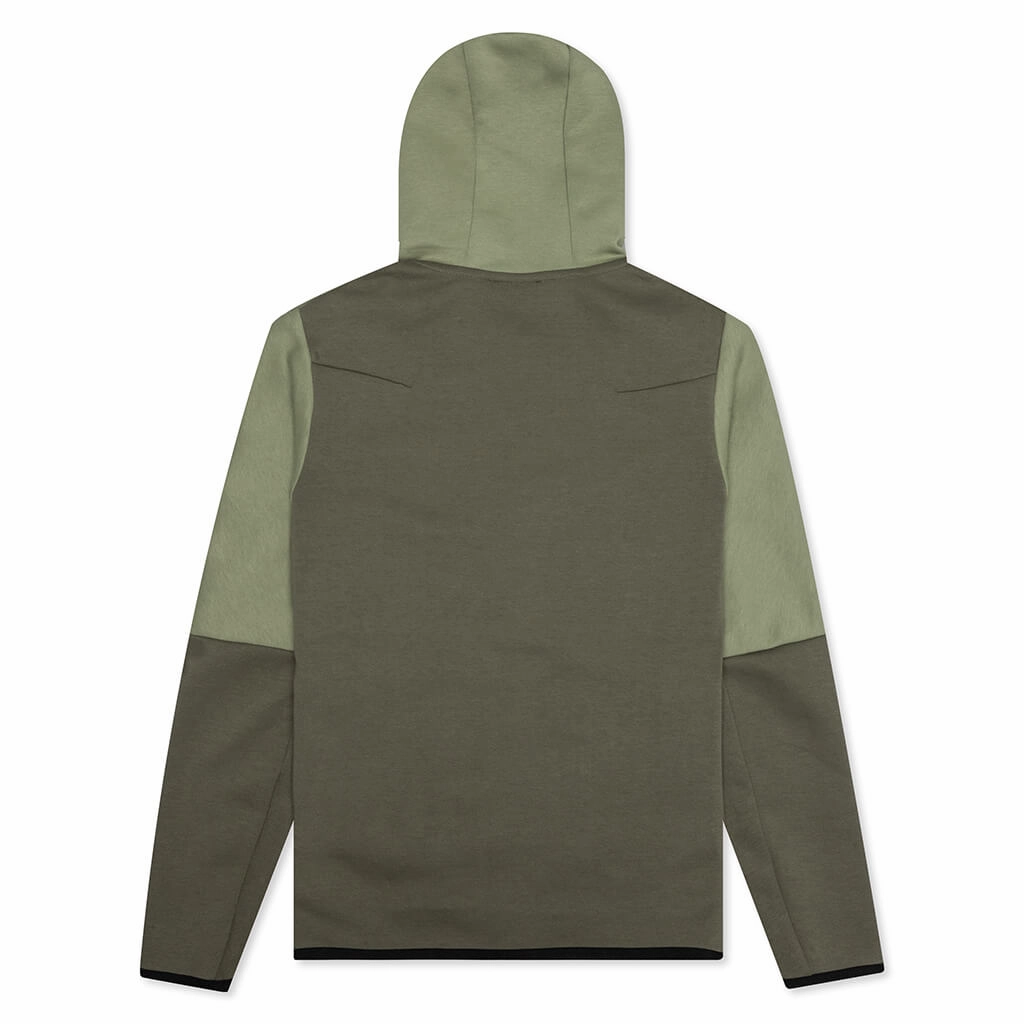 Sportswear Tech Fleece Full Zip Up Hoodie - Alligator/Medium Olive Nike trainers with responsive foam