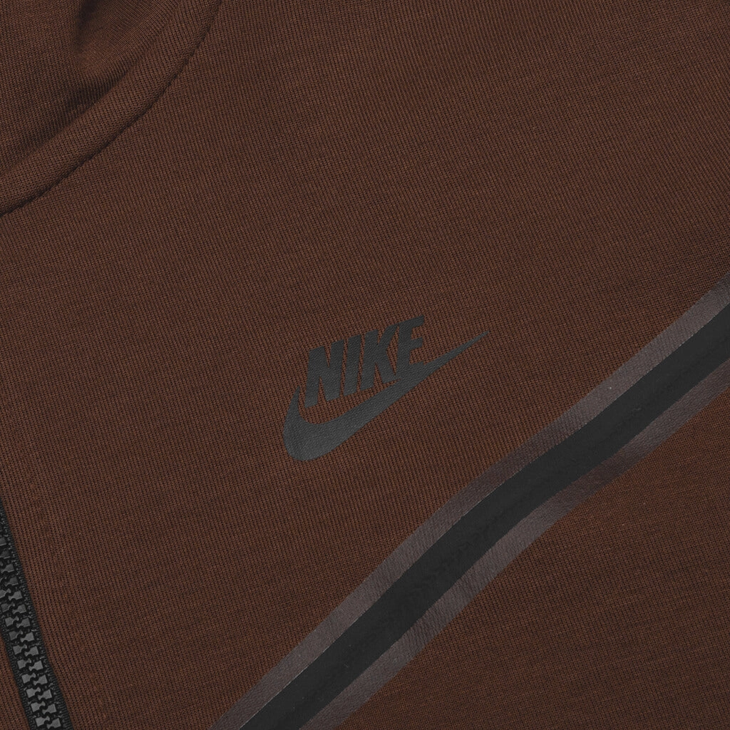 Sportswear Tech Fleece Full Zip Up Hoodie - Cacao Wow/Black Nike trainers with responsive foam